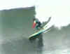 Longboarder on a glassy Middle Peak wave at The Lane.JPG (27215 bytes)