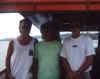 Los Tres Amigos cross the Gulf of Nicoya.JPG (63159 bytes)