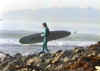Mike heads out for some early morning surf at Rincon.JPG (35272 bytes)