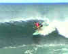 Mike trims high through a section at Playa Negra.JPG (28583 bytes)