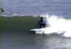 Mike tucks into the curl at Pleasure Point.JPG (34376 bytes)