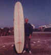 Mike with Campbell surfboard, ca. 1965.JPG (26457 bytes)