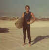 On the beach in New Smyrna, ca. 1972.JPG (81762 bytes)