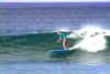 Paul cuts across a crystal clear wave at Playa Negra.JPG (37268 bytes)