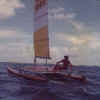 Sailing on Biscayne Bay, 1975.JPG (44156 bytes)