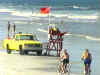 The lifeguard tower at 3rd Street, New Smyrna.JPG (49565 bytes)