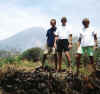 Tres Amigos with San Miguel Volcano in background.JPG (53991 bytes)